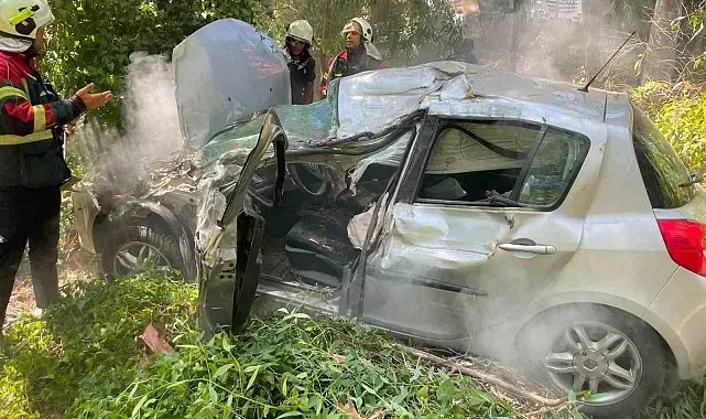 Germencik'te trafik kazası: 1 ölü, 1 yaralı