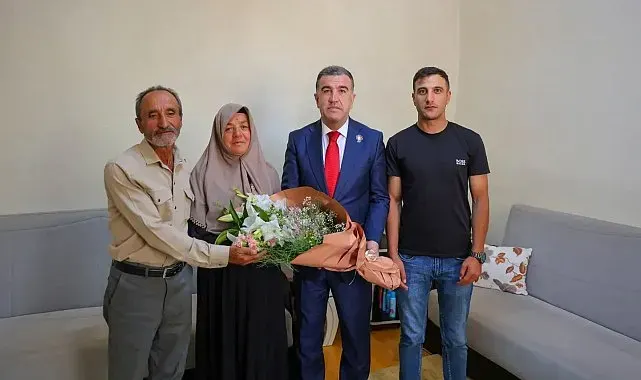 Bayburt'ta 15 Temmuz gazileri ziyaret edildi