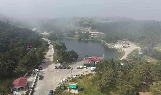 Tokat'ta bin 400 rakımdaki gölet ziyaretçilerini ağırlıyor