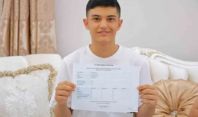 Kahramanmaraşlı depremzede LGS'de 500 tam puan aldı