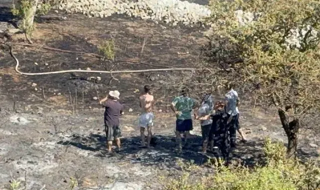 Bodrum'da makilik yangını kontrol altına alındı