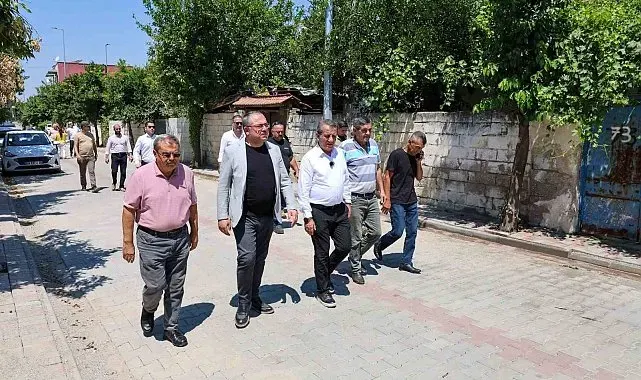 Efeler Belediyesi Umurlu'daki 10 bin metrekarelik yola parke taşı döşeyecek