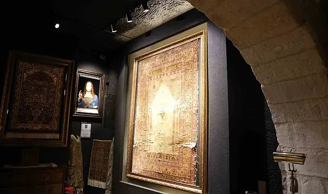 300 yıllık ipek halı Kapadokya'da sergileniyor