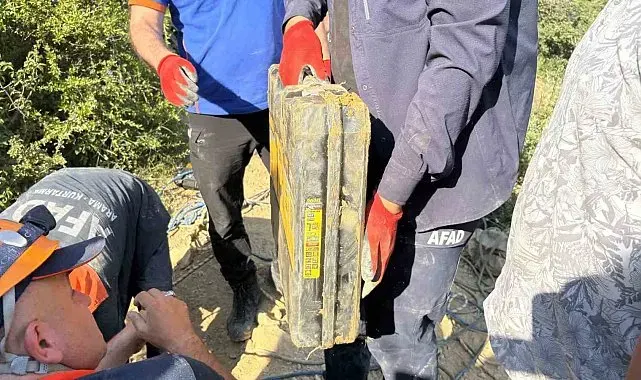 Çorum'da bir kişinin kaybolduğu mağaranın içi görüntülendi