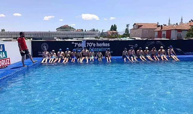 Tomarza'da yaz spor okulları coşkusu