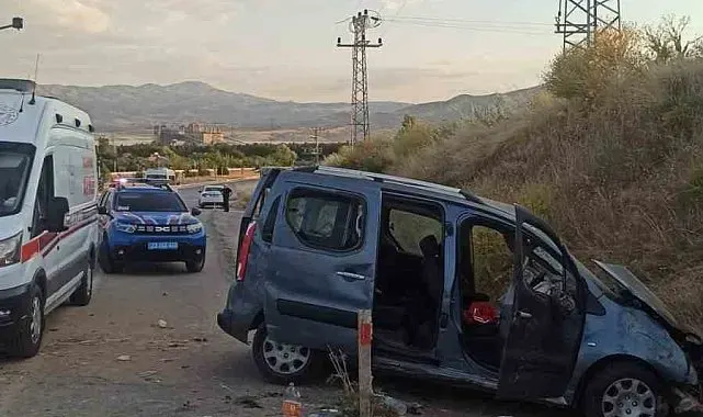 Elazığ'da trafik kazası: 4 yaralı