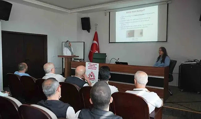 Kütahya'da OBM personeline KKKA hastalığına karşı bilgilendirme eğitimi