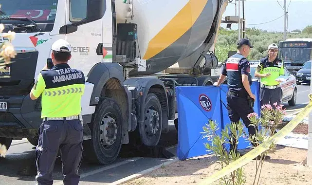 Beton mikserinin altında kalan yaşlı kadın hayatını kaybetti
