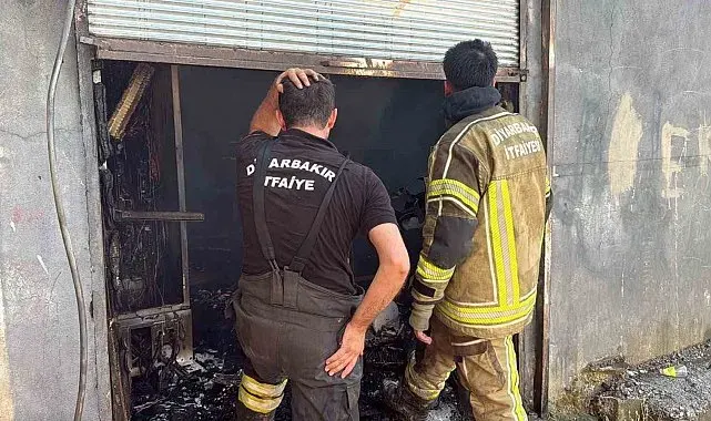 Diyarbakır'da marangoz atölyesinde yangın: 2 yaralı