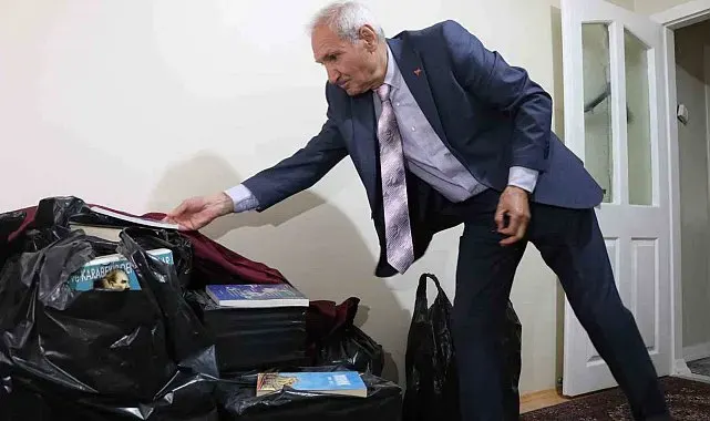 Şehit oğlunun adını 14 bin kitaplık kütüphaneyle yaşatacak