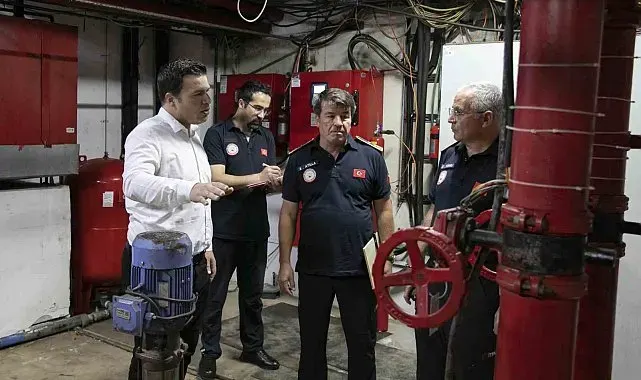 Mersin'de otellerde yangın güvenliği denetimi sürüyor