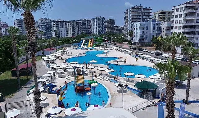 Mezitli Belediyesi Su Parkı yaz sezonuna kapılarını açtı
