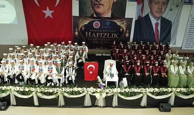 Samsun'da 86 hafızın icazet heyecanı