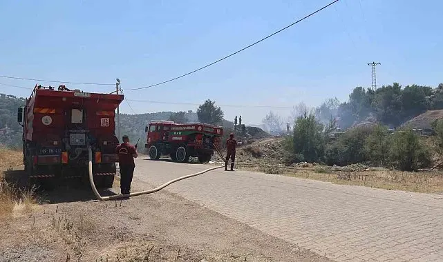 Başkan Arıcı, yangın bölgesinde incelemelerde bulundu