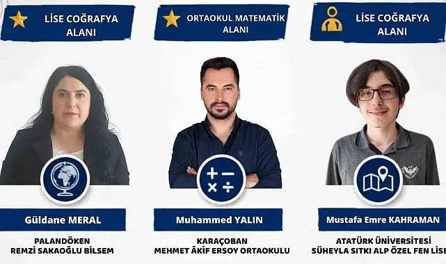 Bilim Olimpiyatları'nda Erzurum başarısı