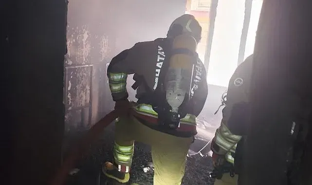 Antakya'da ev yangını