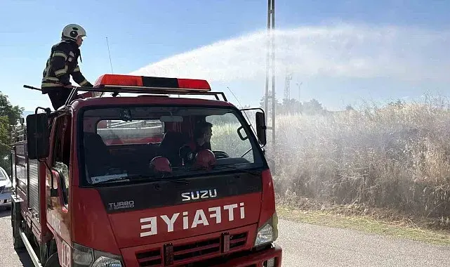 Çorum'da otluk alanda çıkan yangın söndürüldü