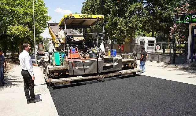 Kahta'da yol ve asfalt seferberliği sürüyor