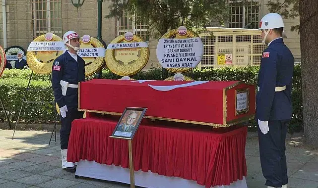 Emekli Tümgeneral Fazıl Aydınmakina son yolculuğuna uğurladı
