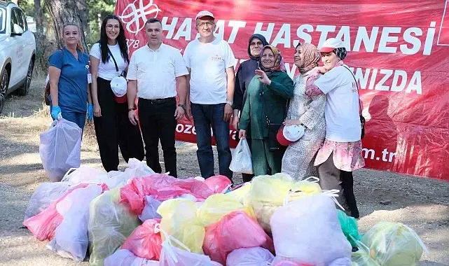 Sağlıkçılardan çevreye anlamlı dokunuş