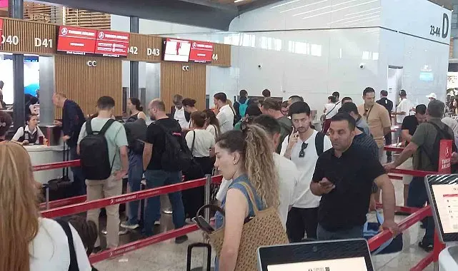 İstanbul Havalimanı'nda yaz tatili yoğunluğu