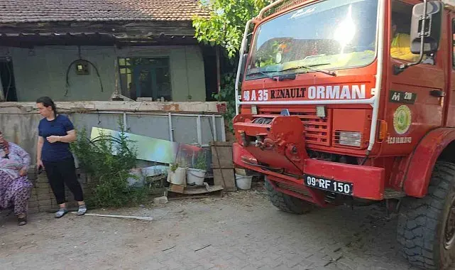 Nazilli'deki zirai alan yangını kontrol altına alındı