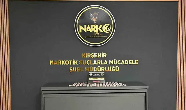 Kırşehir'de uyuşturucu ticaretinden 3 kişi tutuklandı