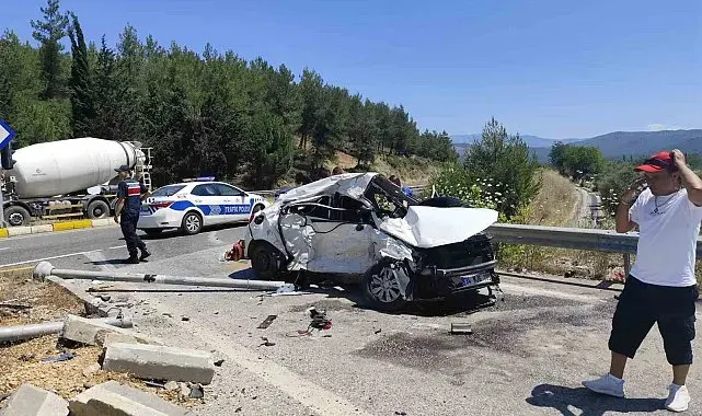 Ula'da kaza: 4 yaralı