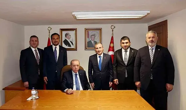 Cumhurbaşkanı Erdoğan Başkan Ali Tombaş'ı kabul etti