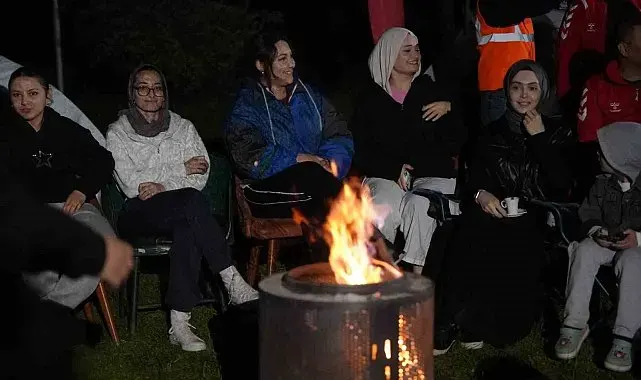 Gençler Samadere Şelalesi'nde bir araya geldi