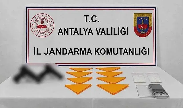 Antalya'da uyuşturucu operasyonunda 1 şüpheli tutuklandı
