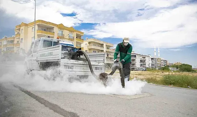 Mersin'de sinek ve haşerelere karşı yoğun mesai