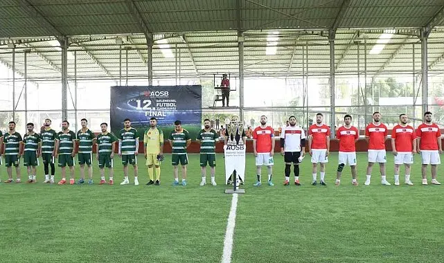 AOSB'de futbol şöleni finalle taçlandı
