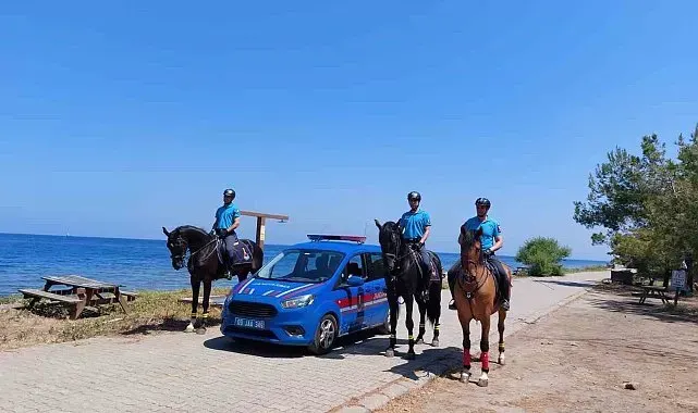 Milli Park'ta Atlı Jandarma Timi göreve başladı