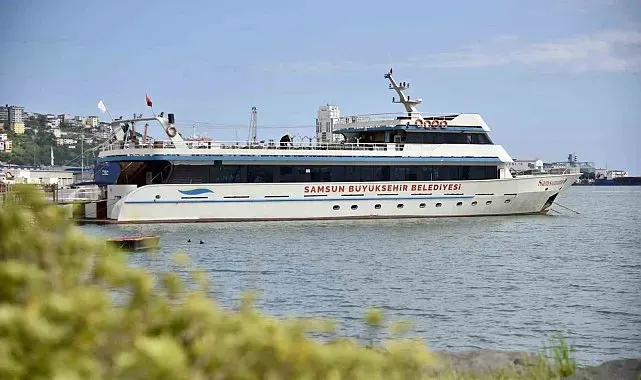 Samsun gezinti gemileri, yeni sezonda turlara başladı