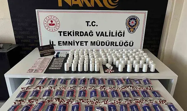 Tekirdağ'da zehir tacirlerine operasyon: 3 tutuklama