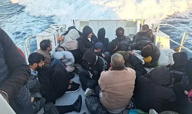 Çanakkale'de mobil radarın tespit ettiği 31 kaçak göçmen yakalandı