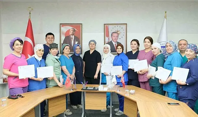 Özbekistanlı sağlık profesyonellerine destek