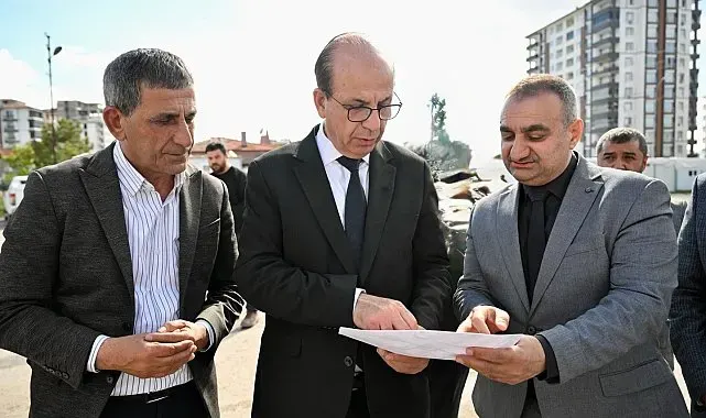 Başkan Geçit, Karakavak Mahallesindeki dönüşüm yatırımlarını inceledi