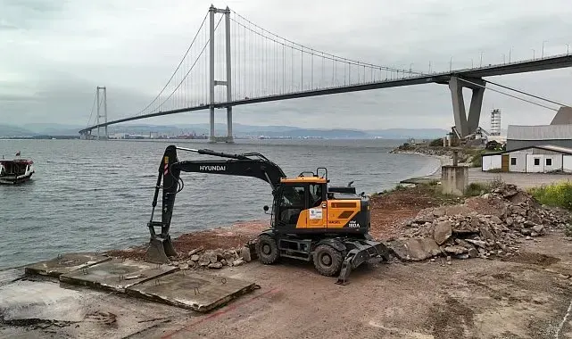 Diliskelesi sahili ikinci etap projesinde ilk kazma vuruldu