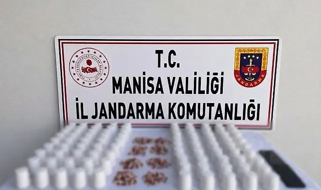 Salihli'de 5 bin 238 adet uyuşturucu hap ele geçirildi