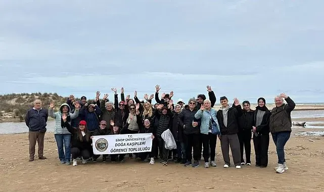 Sinop'ta kuşaklar doğa yürüyüşünde buluştu