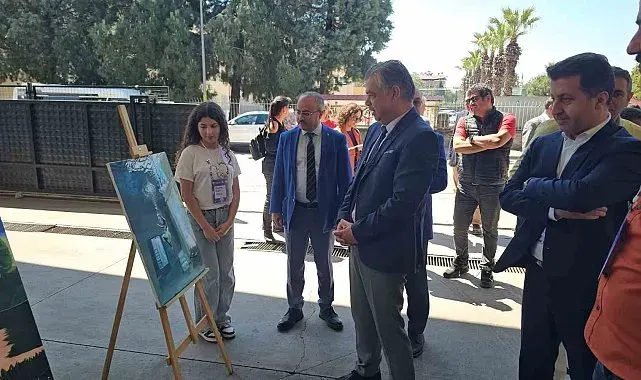 Nazilli'de bilim fuarında öğrenciler projelerini sergilendi