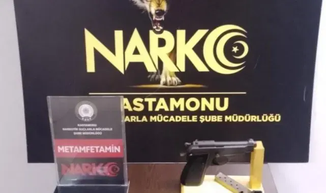 Kastamonu'da uyuşturucuyla yakalanan şahıs gözaltına alındı