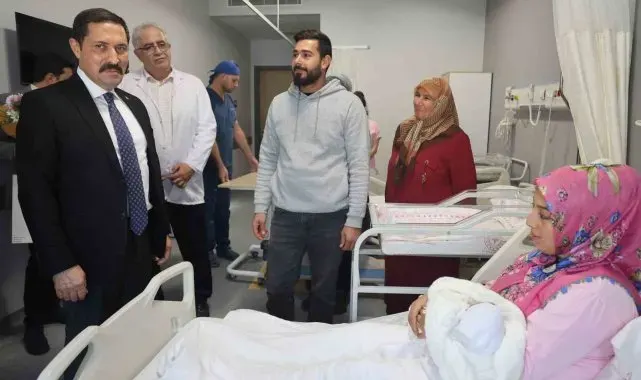 Hatay'da 2025 yılının ilk bebeği 'Leyla' bebek oldu