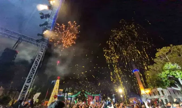 Bodrum yeni yıla coşkuyla girdi