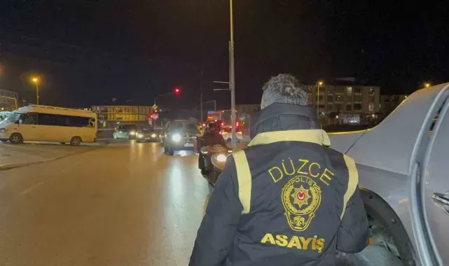 Düzce'de yılın son denetiminde ceza yağdı