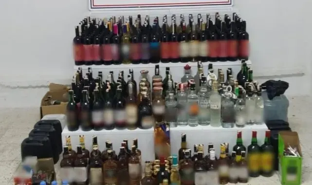 Gaziantep'te sahte ve kaçak alkol operasyonu: 6 gözaltı
