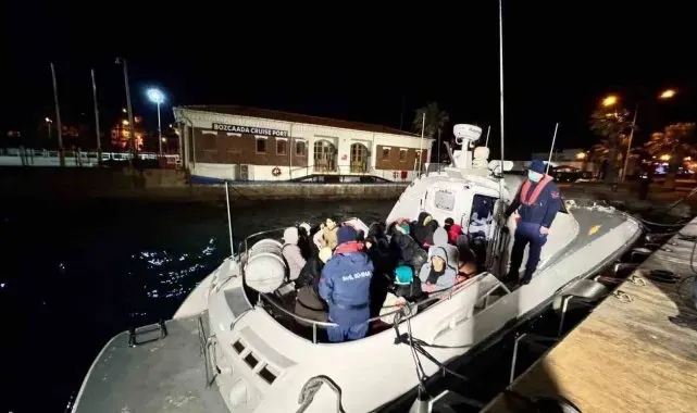 Çanakkale'de 45 kaçak göçmen yakalandı