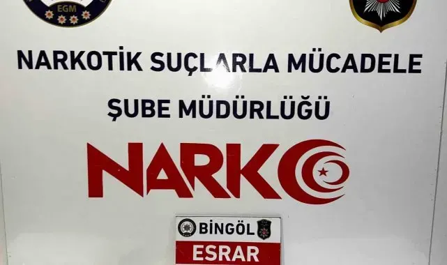 Bingöl'de uyuşturucu operasyonu